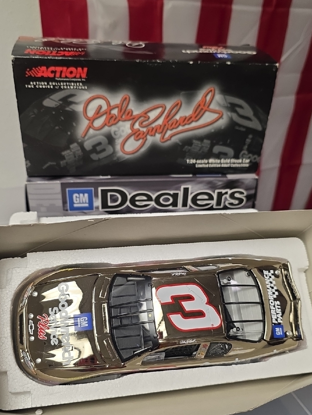 Dale Earnhardt #3 Metallic Gold Diecast Car